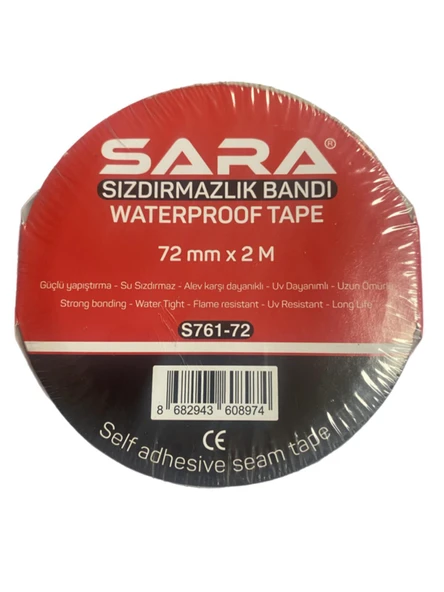 SARA SIZDIRMAZLIK SAKIZ BANDI 72MM*2MT ürün görseli 1