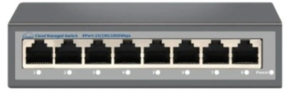 Nova NVC-HIS218G 8 Port Full Giga Cloud Non Poe Ethernet Switch ürün görseli 1