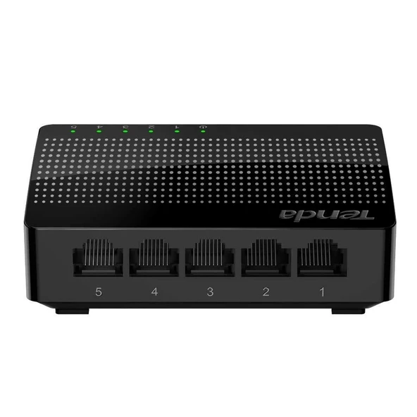 Tenda SG105 5 Port 10-100-1000 Mbps Switch Plastik Kasa ürün görseli 1