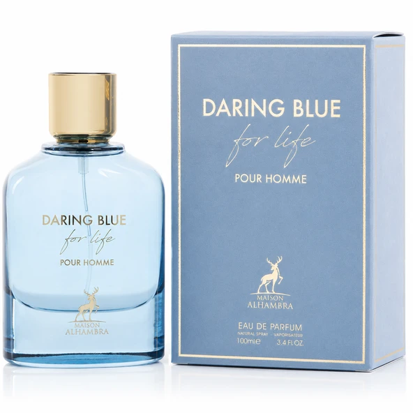 Maison Alhambra Daring Blue For Life Pour Homme EDP 100 ML ürün görseli 1