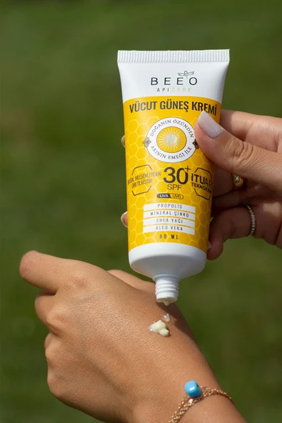 Bee'o Vücut SPF50 Güneş Kremi 80 ml - Resim 3