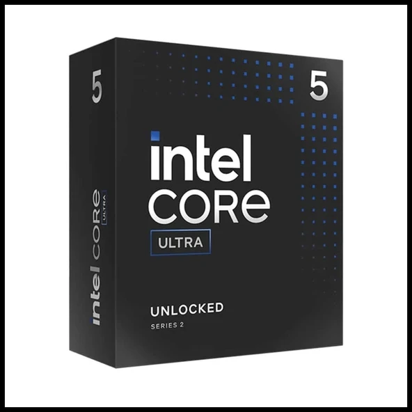 INTEL Core Ultra 5-245K, 14 Core, 4.2Ghz, 24Mb, 125W, LGA1851, 15.Nesil, BOX, (Dahili Grafik VAR, Fan YOK) ürün görseli 1