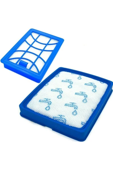 FAMOUS Philips Uyumlu CP 0617/01 Süpürge Hazne İçi ve Çıkış Hepa Filtre Seti ürün görseli 1