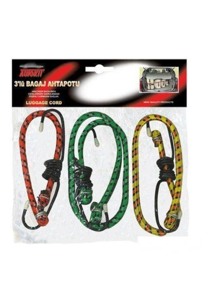 AUTOKIT BAGAJ AHTAPOTU 3 LU ürün görseli 1