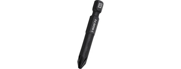 SGS3820 Pozidriv Bits Pz1 25MM S2 | Black-Pro Series Vidalama Ucu - 10 Adet ürün görseli 1