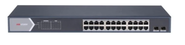 Hikvision DS-3E1526P-SI 26 Port Gbit 24 Port Poe 370W 1xGbit+1xSFP Uplink Yönetilebilir Switch ürün görseli 1