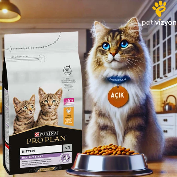 Pro Plan Yavru Tavuklu Kedi Maması 3 kg Açık ürün görseli 1