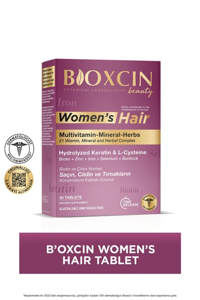 Bioxcin Women's Hair 30 Tablet ürün görseli 1