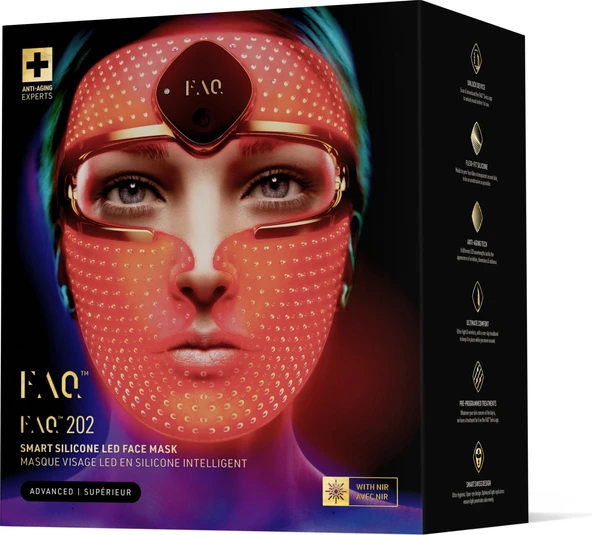 Foreo Faq™ 202 Silikon LED Yüz Maskesi Kırışıklık Giderici Özellikleriyle Ultra Hafif ürün görseli 1