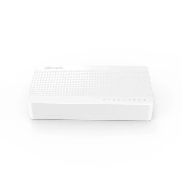 Tenda S108 8 Port 10-100 Mbps Switch Plastik Kasa ürün görseli 1