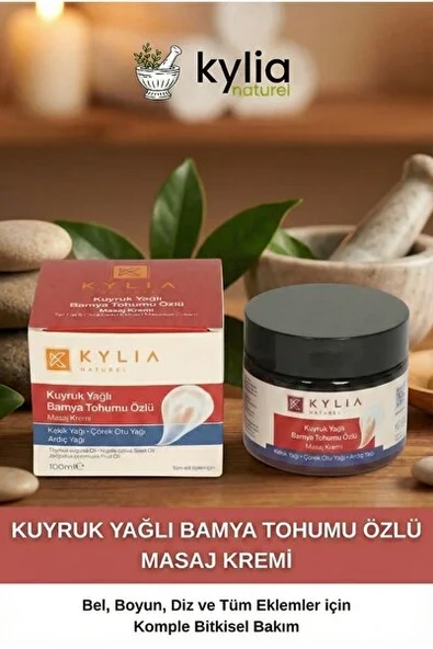 KYLİA Kuyruk Yağı & Bamya Tohumu Özlü Masaj Kremi ürün görseli 1