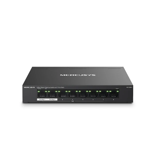 TP-LINK MS108GP 8PORT 10/100/1000 SWITCH ürün görseli 1