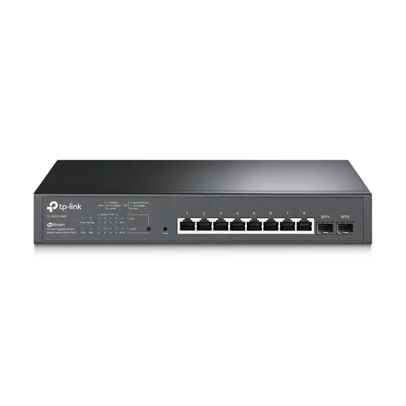 TP-LINK TL-SG2210MP 10PRT SMRT GB POE SW ürün görseli 1