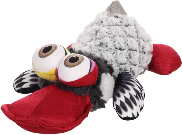 Flamingo Dazy Gri-Kırmızı Sesli Peluş Kaz Oyuncak ürün görseli 1