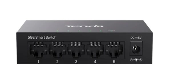 Tenda TEG2205D 5 Port 10-100-1000 Switch Cloud Yönetilebilir Çelik Kasa Switch ürün görseli 1