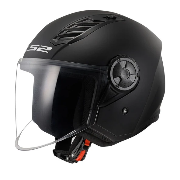 ÇENESİZ KASK LS2 AIRFLOW 2 MAT SİYAH ORJİNAL 2XL ürün görseli 1