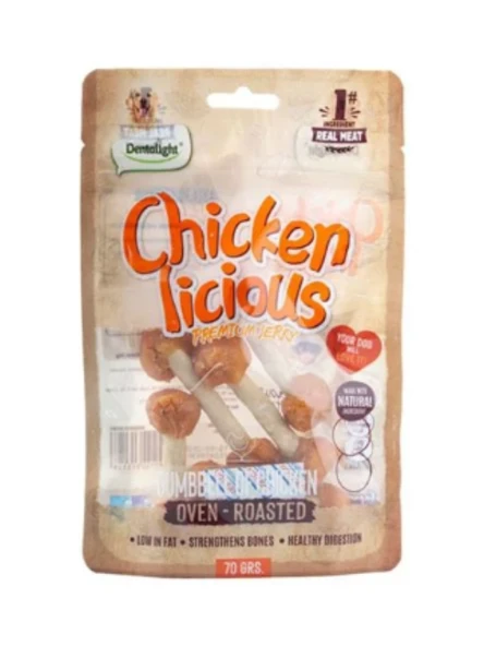 DNTLGHT Tavuklu Dumbell Halter Köpek Ödül Maması 70 GR ürün görseli 1