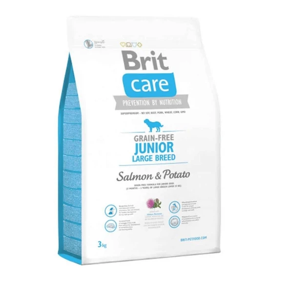Brit Care Tahılsız Somonlu ve Patatesli Tahılsız Yavru Köpek Maması 3kg ürün görseli 1