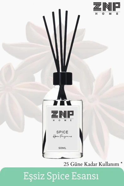 Spice | Çubuklu Oda Kokusu Esansiyel Uçucu Diffuser Spice 50ml ürün görseli 1