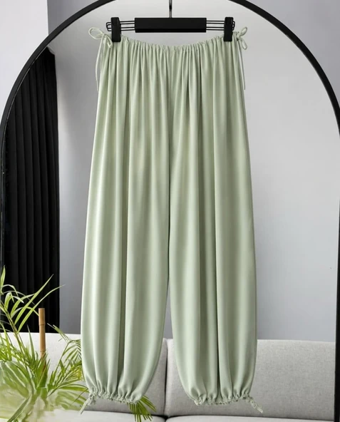 Modern Ayarlanabilir Şalvar Pantolon - Resim 3