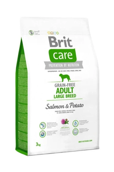 Brit Care Tahılsız Somonlu Yetişkin Tahılsız Köpek Maması 3kg ürün görseli 1
