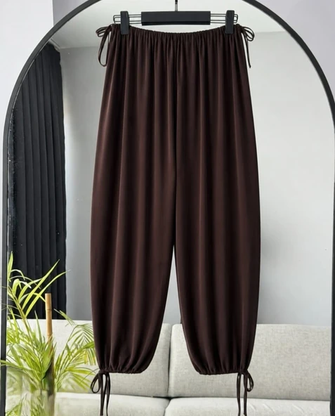 Modern Ayarlanabilir Şalvar Pantolon - Resim 6