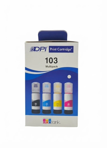 Epson 103 Muadil mürekkep 4renk 1Set (BK/C/Y/M takım) ürün görseli 1