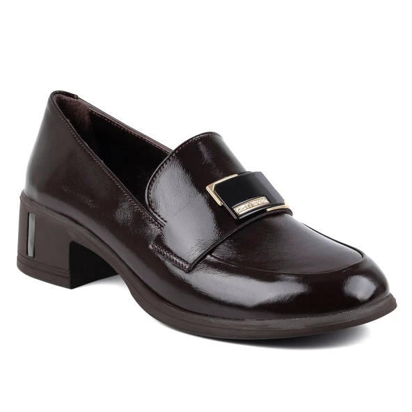 Trapani 602 26YA Kadın Günlük Ayakkabı Kahverengi Rugan ürün görseli 1