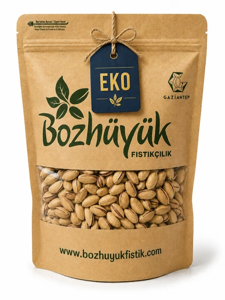 BOZHÜYÜK FISTIKÇILIK Tuzlu Kavrulmuş Antep Fıstığı (EKO ) 500 gr ürün görseli 1