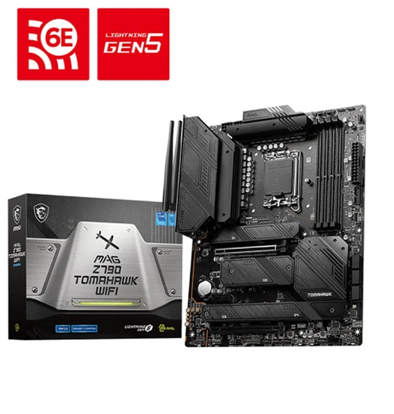 Msi Mag Z790 Tomahawk WIFI DDR5 Intel Z790 Soket 1700 DDR5 7200(OC)MHz ATX Gaming (Oyuncu) Anakart ürün görseli 1