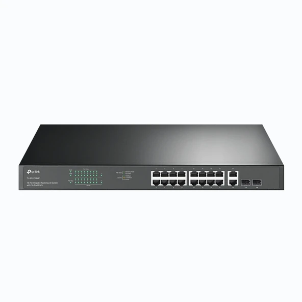 TP-LINK TL-SG1218MP 16 PORT GIGABIT SW ürün görseli 1