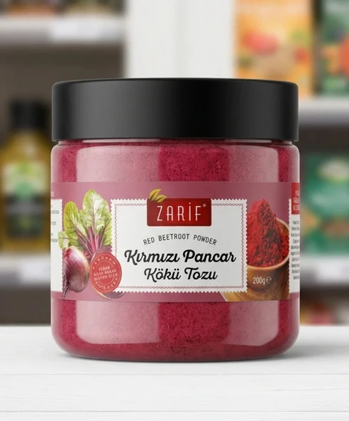 Zarif Kırmızı Pancar Kökü Tozu 200 Gr. ürün görseli 1
