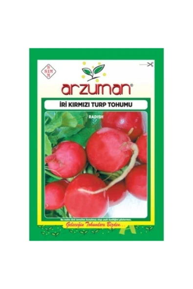 Iri Kırmızı Turp Tohumu 25 Gr (paket) ürün görseli 1