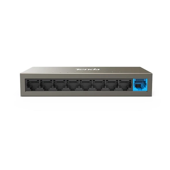 Tenda TEF1109D 8 Port 10-100 Mbps Switch Çelik Kasa Rack Mount ürün görseli 1