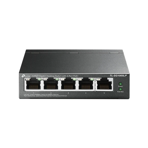 TP-LINK TL-SG1005LP 4 PORT POE GB SWITCH ürün görseli 1