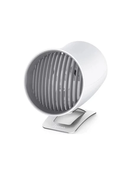 Spigen H911 Beyaz Masaüstü Şarjlı Mini Fan - Resim 2