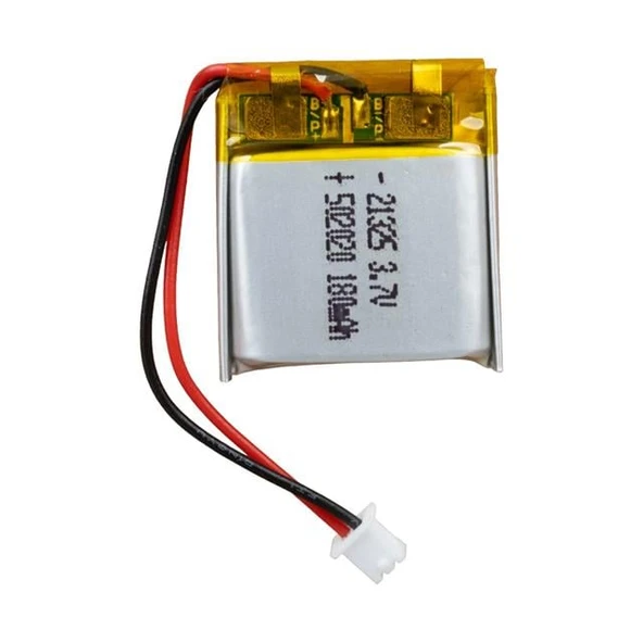 Powermaster 502020 3.7 Volt 180 Mah Lityum Polimer Pil ürün görseli 1