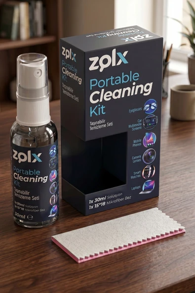 Zolx 30ml Taşınabilir Temizleme Kiti Gözlük Telefon Tablet Akıllı Saat Küçük Ekran Temizliği 15*18 Bez Hediyeli ürün görseli 1