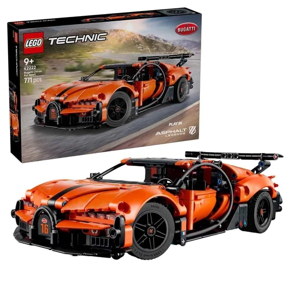 42222 Lego Technic Bugatti Chiron Pur Sport 771 parça +9 yaş ürün görseli 1