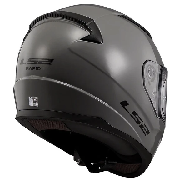 KAPALI KASK LS2 RAPID 2 NARDO GRİ ORJİNAL L - Resim 3