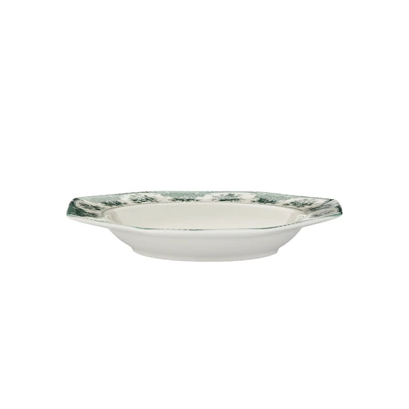 Evaliza Voila Çukur Tabak Yeşil 22 cm - Resim 3