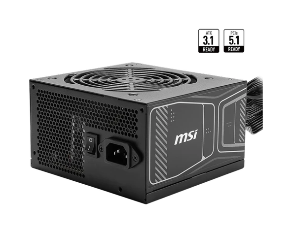 MSI MAG A850GN PCIE5 850W 80+ GOLD PSU NON-MODULAR ürün görseli 1