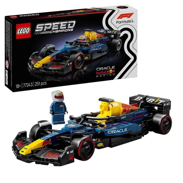 77243 Lego Speed Champ. Oracle Red Bull Racing RB20 F1 251 parça +18 yaş ürün görseli 1