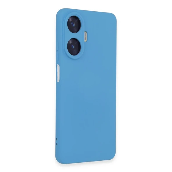 Realme C55 Kılıf Nano İçi Kadife Silikon - Mavi ürün görseli 1