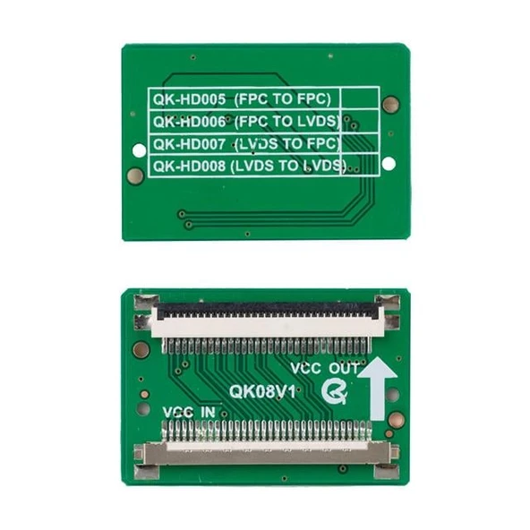 Lcd Panel Flexi Repair Kart QK08V1 Hd Lvds To Fpc Lg İn Sam Out QK8001B ürün görseli 1