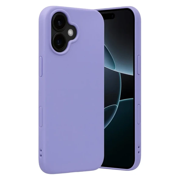Apple İphone 17 Nano İçi Kadife Silikon - Lila ürün görseli 1