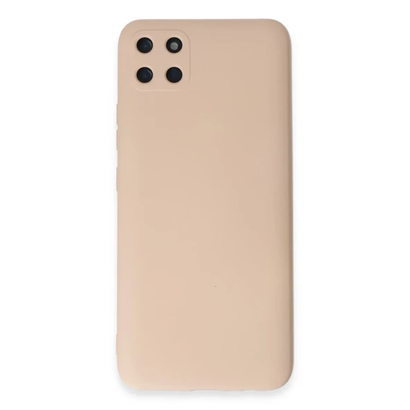 Realme C11 Kılıf Nano İçi Kadife Silikon - Pudra ürün görseli 1
