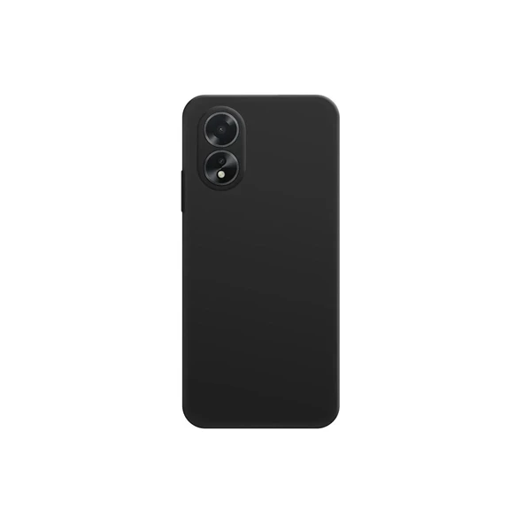 Oppo A38 Kılıf First Silikon - Siyah ürün görseli 1