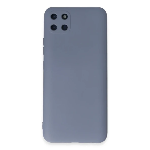 Realme C11 Kılıf Nano İçi Kadife Silikon - Gri ürün görseli 1