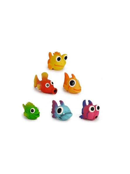 Beeztees Köpek Oyuncağı, Sesli, Balıklar, Lateks,  Çeşitli Renklerde, 10,5-13,5cm ürün görseli 1